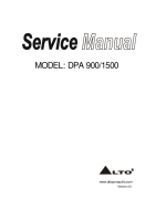 Alto DPA-1500 - Service Manual